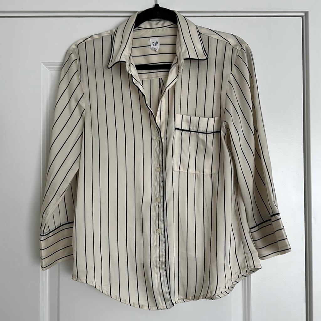 Gap Satin Button Down